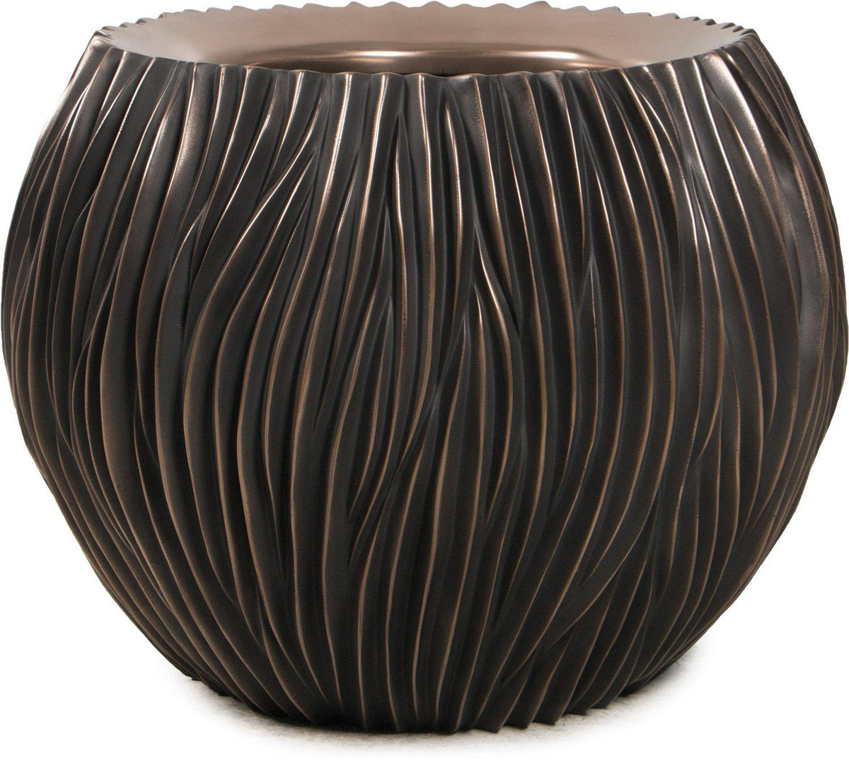 RIVER Pflanzgef, 80/60 cm, antike Bronze