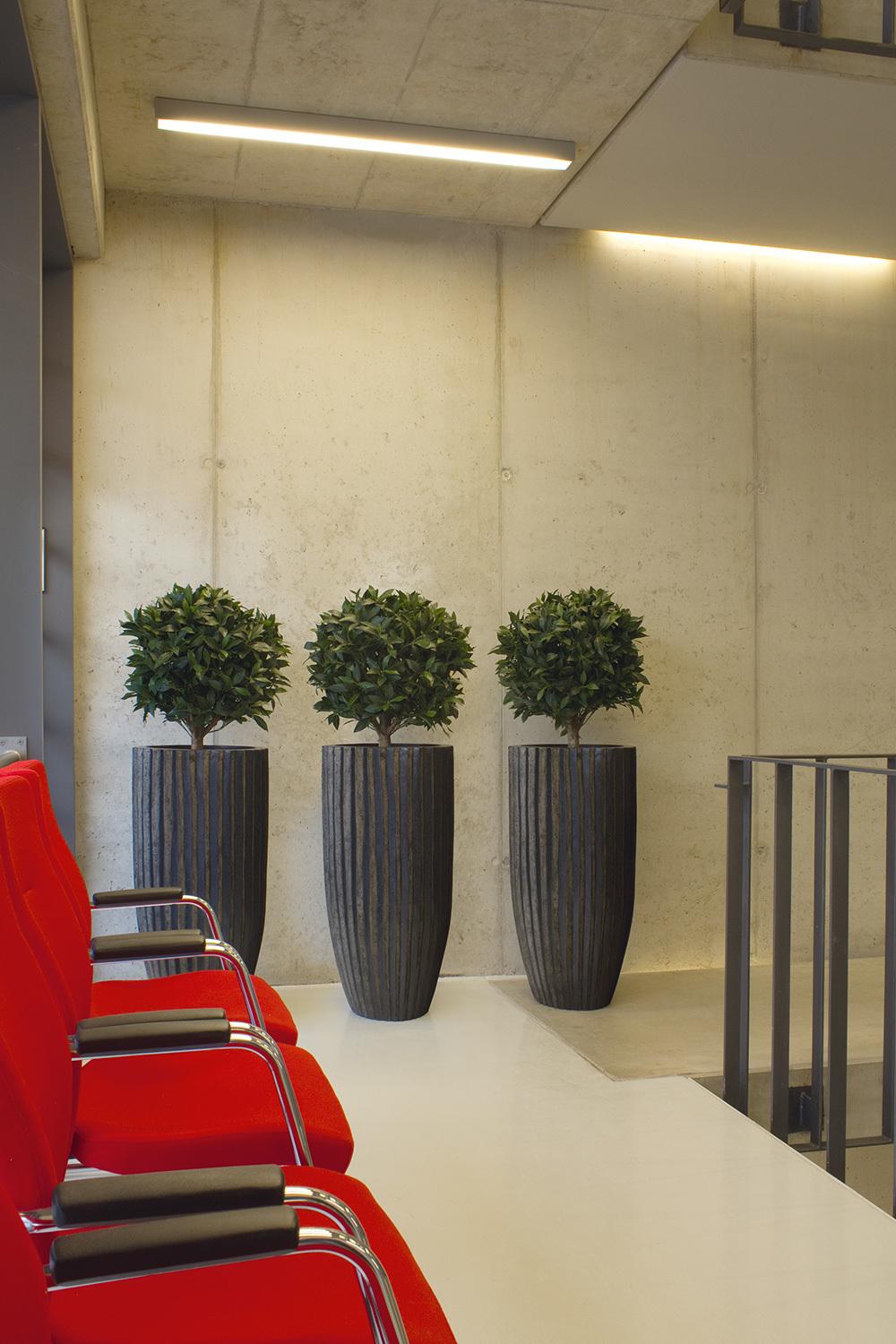 SAHARA planter, 50/100 cm, black stripes