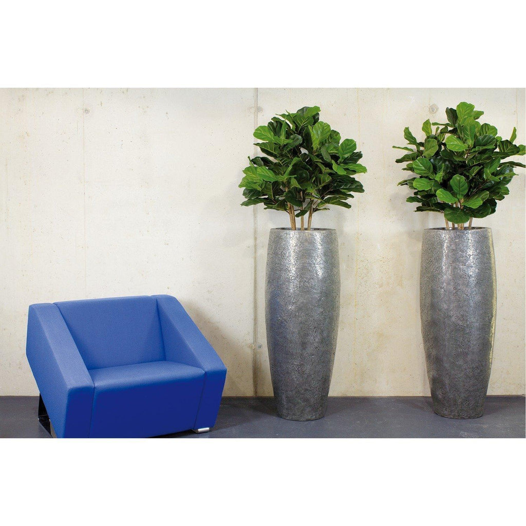 CRACKLE planter, 50/120 cm, aluminium