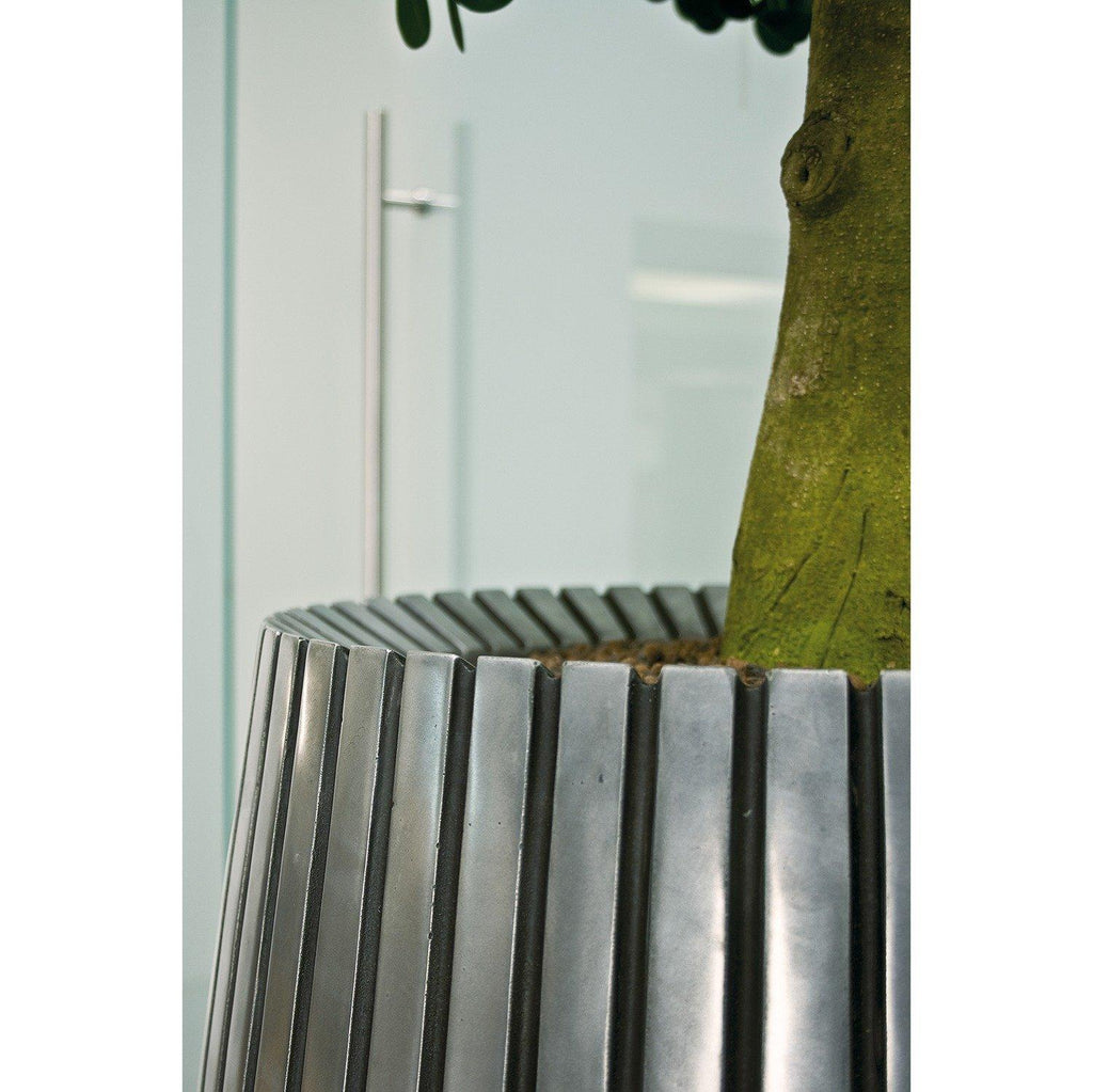 LINES planter, 57/120 cm, aluminium