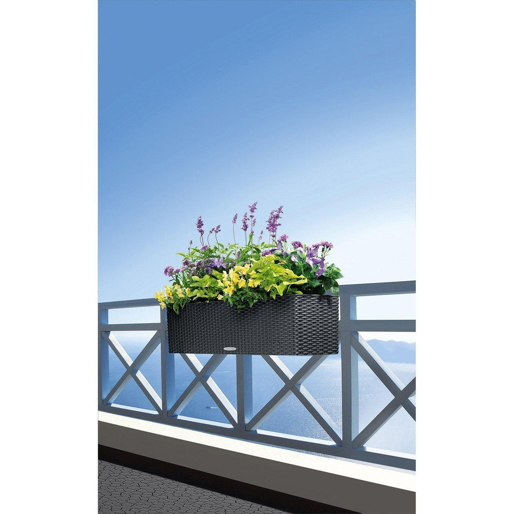 BALCONERA COTTAGE balcony flower box set, 80x19/19 cm, ganite