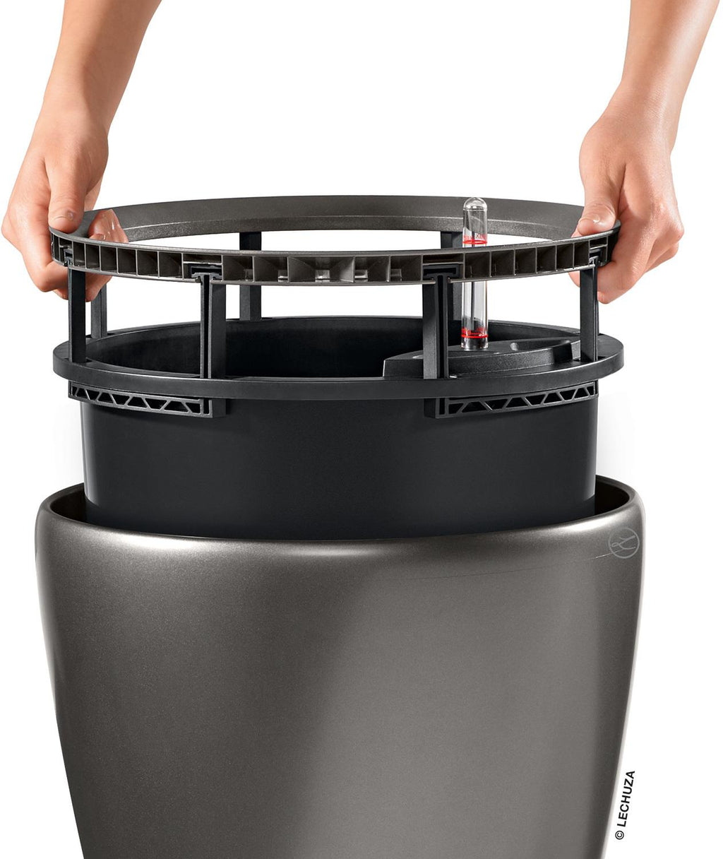 Pflanzkübel CLASSICO LS, 35/33 cm, anthrazit