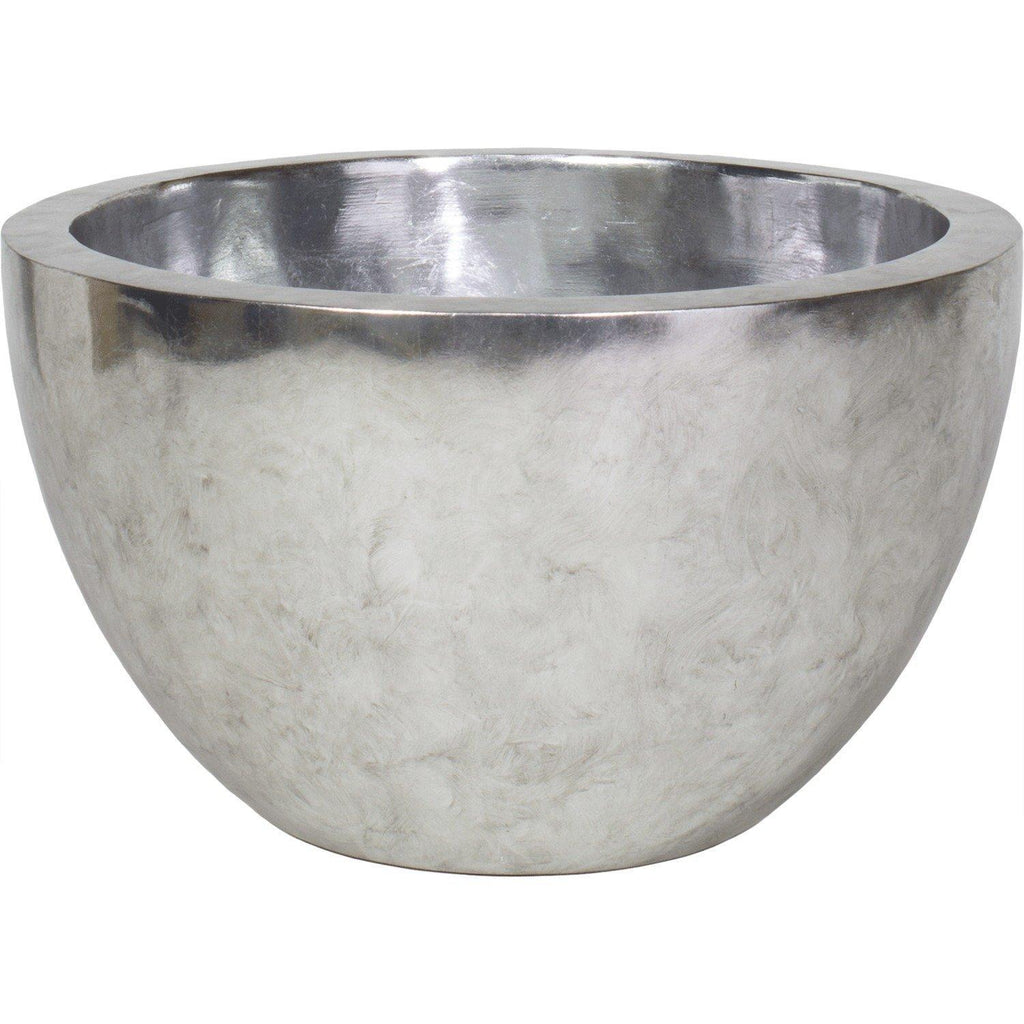 PANDORA planter, 60/35 cm, silver leaf