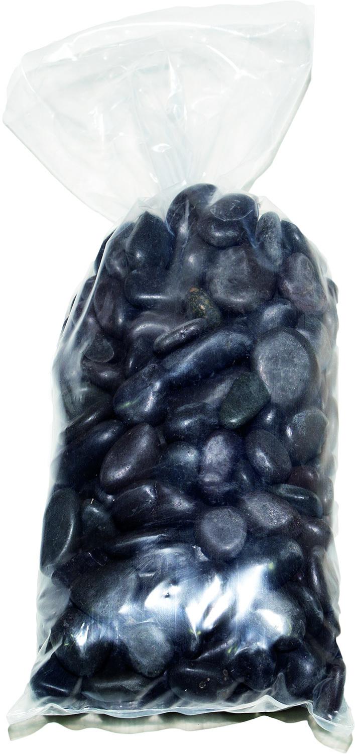ROCKS Flusskiesel, 2-4 cm, schwarz, 5 kg