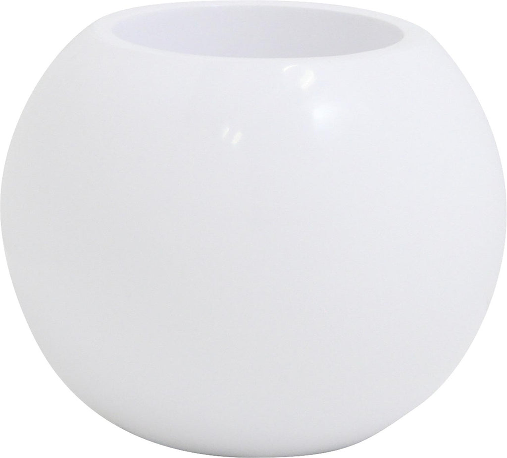 Fioriera PREMIUM GLOBE, 40/32 cm, bianca
