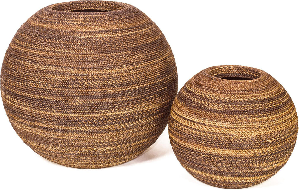 Tisch-Pflanzgefäß BEACH, 50/40 cm, Naturgeflecht
