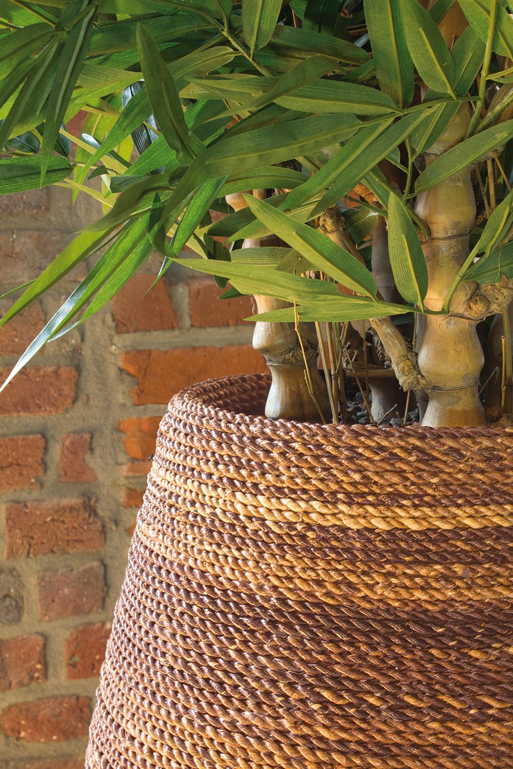 NATURA MAGELLAN planter, 49/100 cm, natural weave