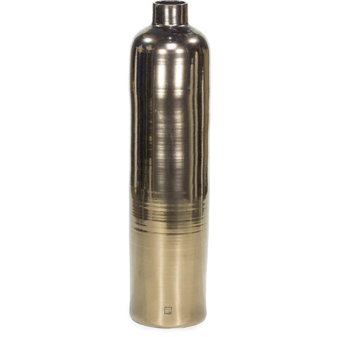 GLAZE floor vase, 27/110 cm, antique-gold