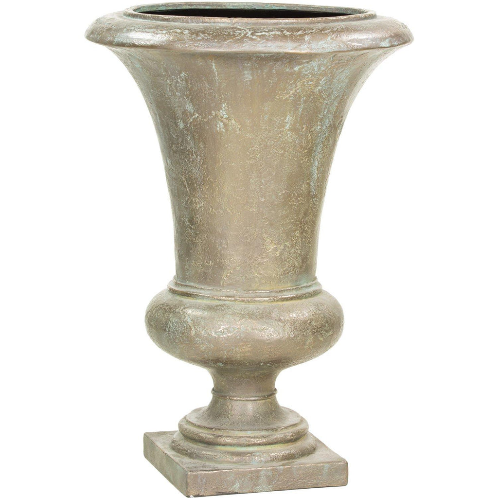 Vaso per piante AMPHORA, 73/105 cm, verderame-bronzo