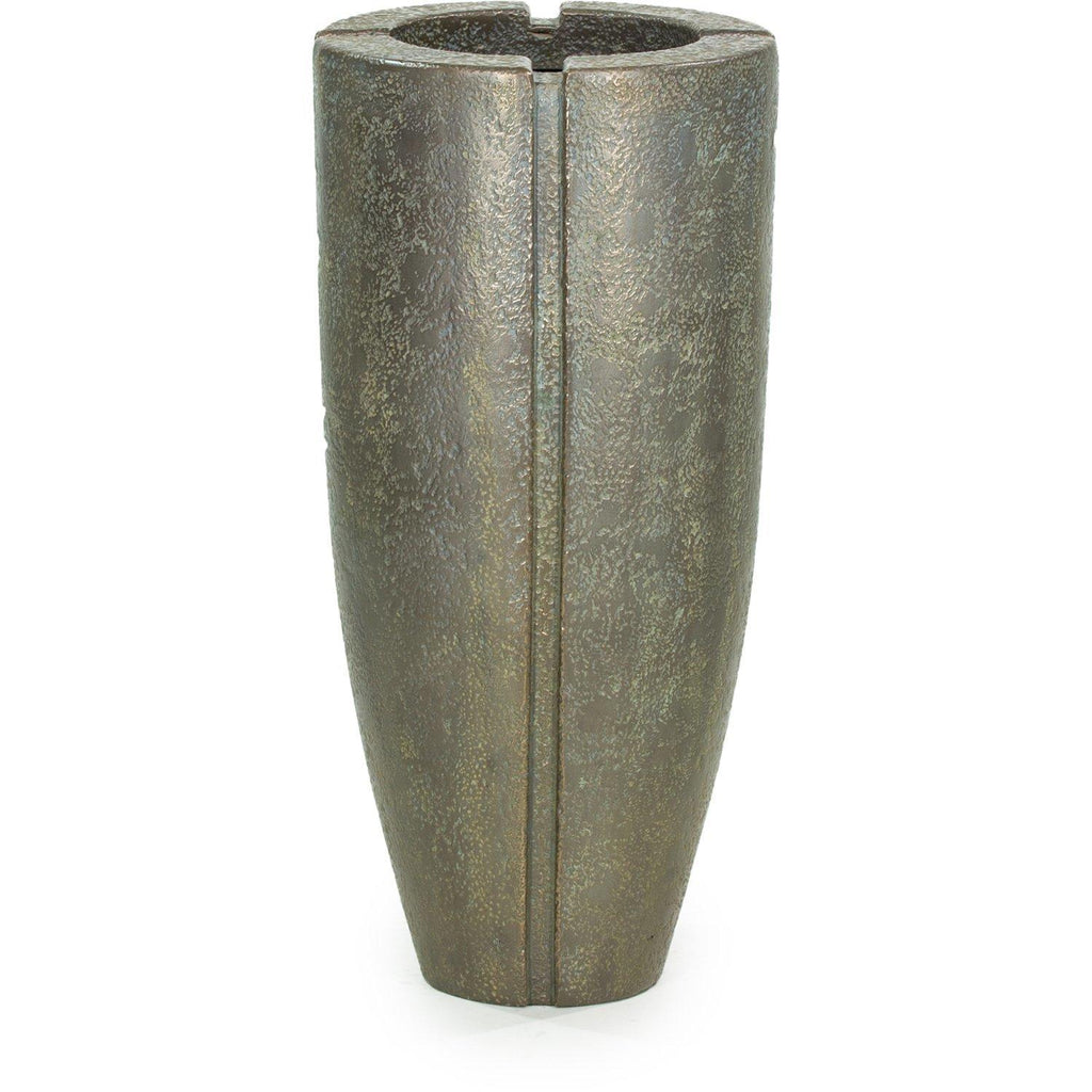 Fioriera PATINA, 38/80 cm, verderame-bronzo