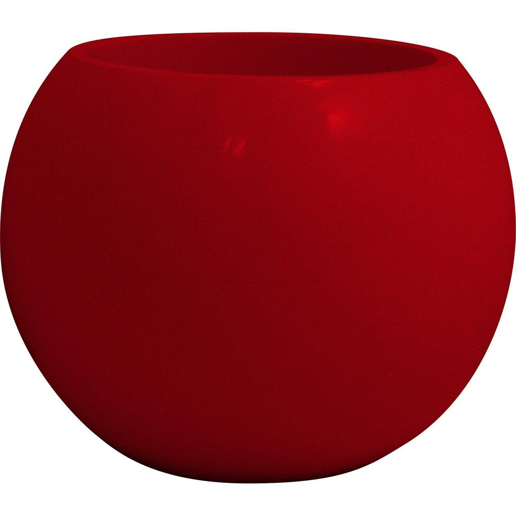 PREMIUM GLOBE planter, 60/45 cm, ruby red