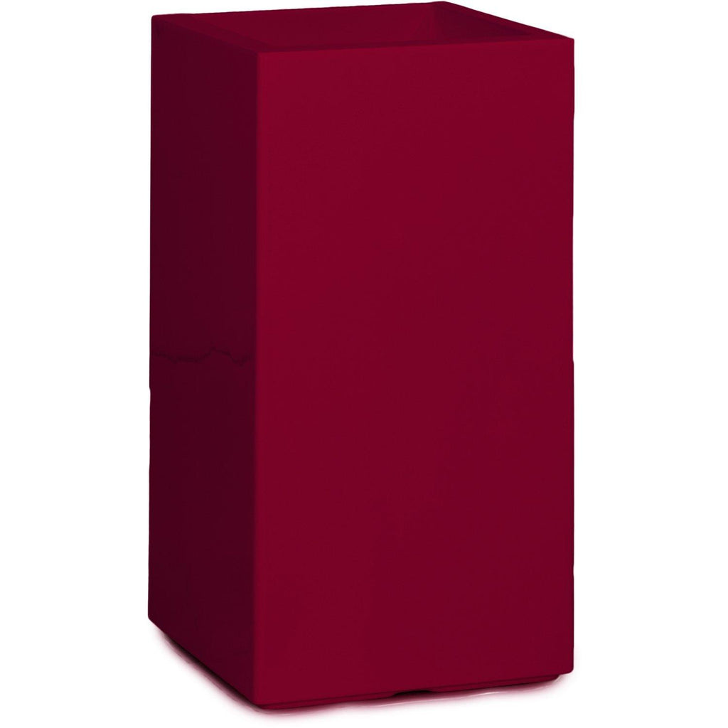 PREMIUM CLASSIC planting column, 42x42/75 cm, ruby red