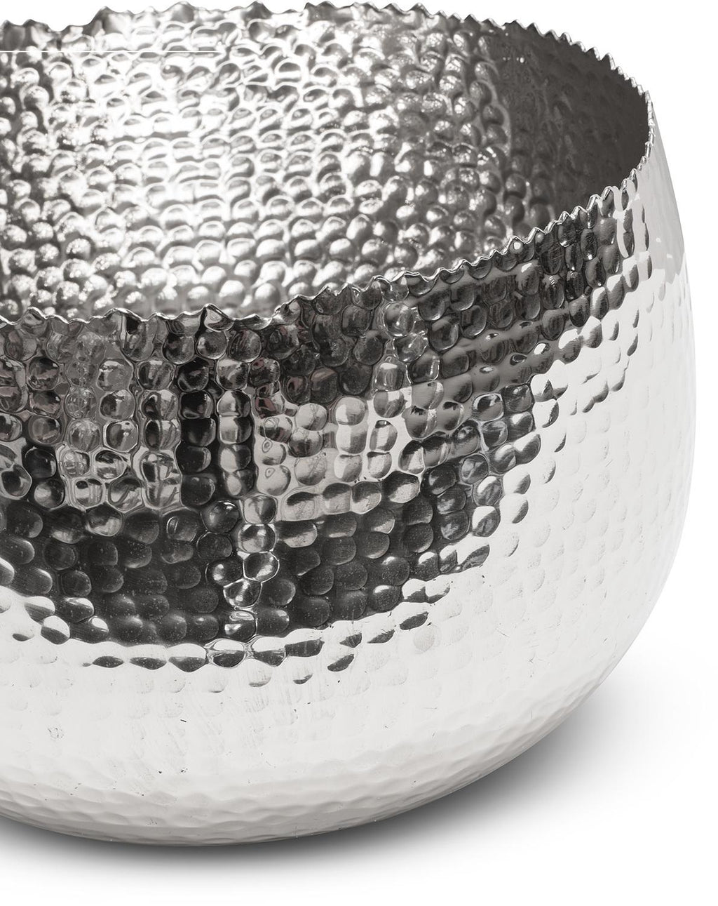 TAZA bowl, 28x28/19 cm, polished aluminium