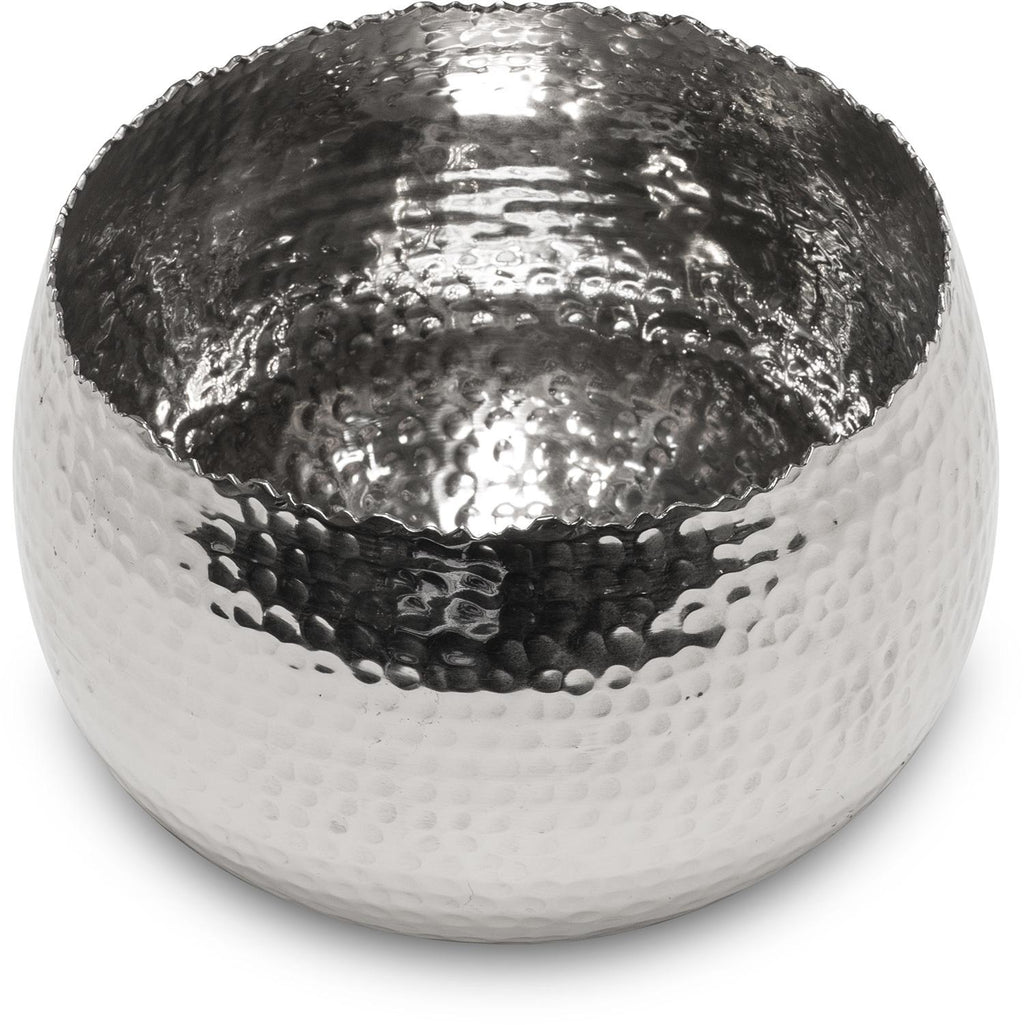 TAZA skål, 21/13,5 cm, polerad aluminium