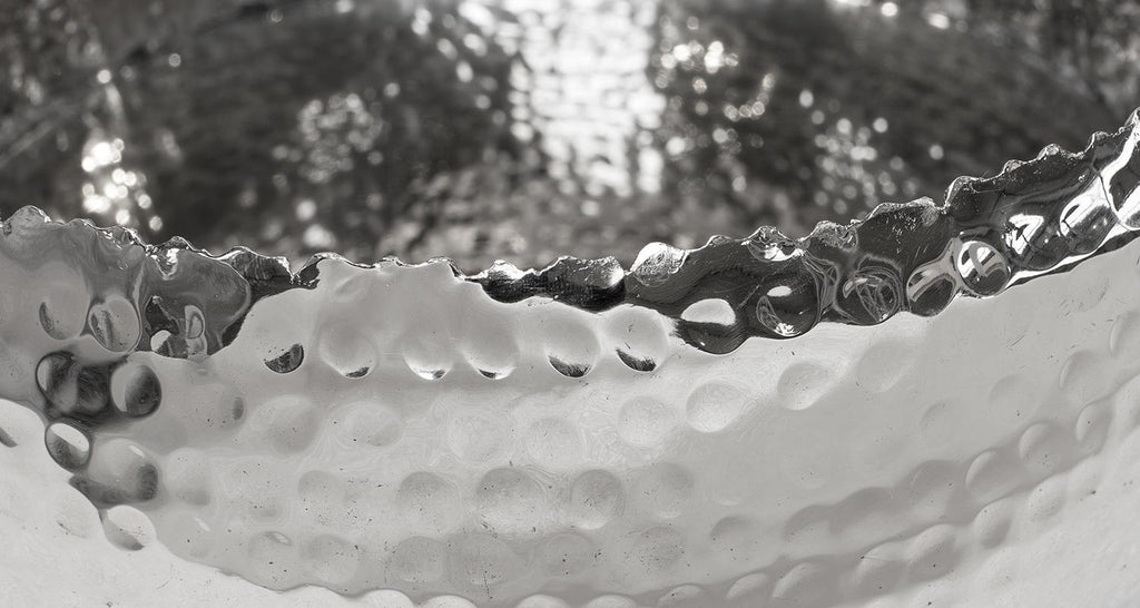Schale HOOP, 31/13 cm, Aluminium poliert