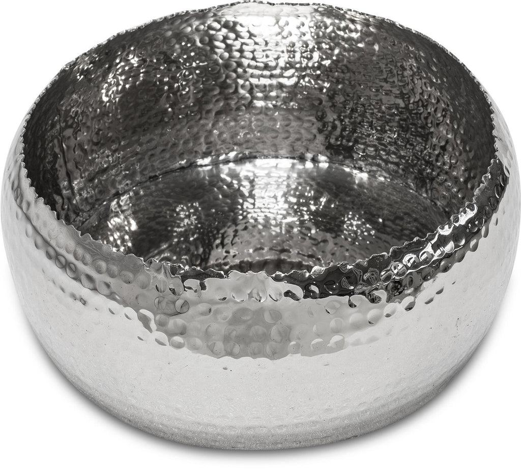 HOOP skål, 31/13 cm, polerad aluminium
