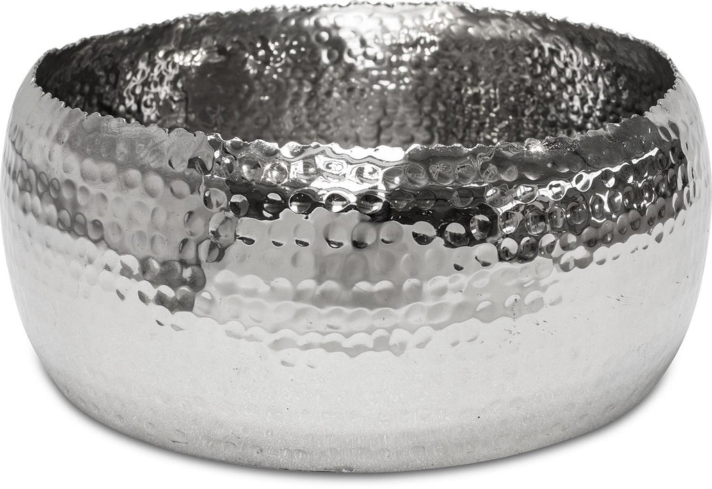 HOOP bowl, 31/13 cm, polished aluminium