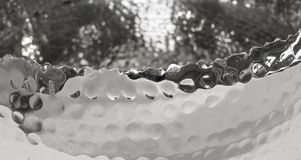 Schale HOOP, 52/14 cm, Aluminium poliert