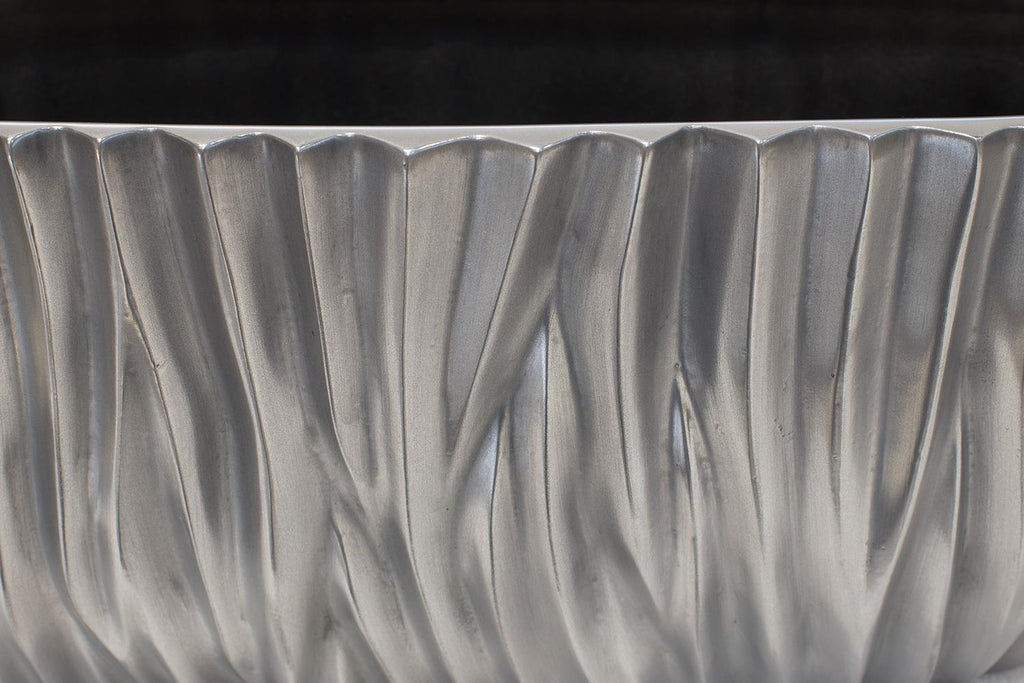 Fioriera da tavolo RIVER, 70x25/25 cm, alluminio
