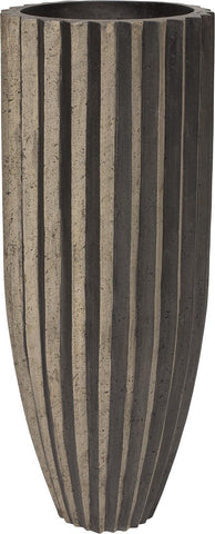 Pflanzgefäß SAHARA, 40/100 cm, schwarze Streifen