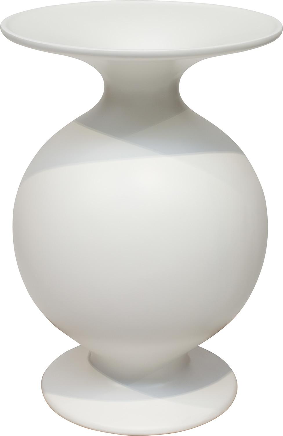 Vaso SHAPE, 37/53 cm, bianco opaco