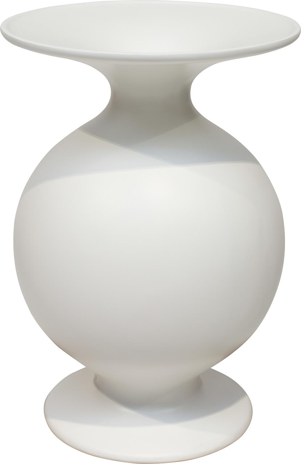 SHAPE vase, 37/53 cm, matt white