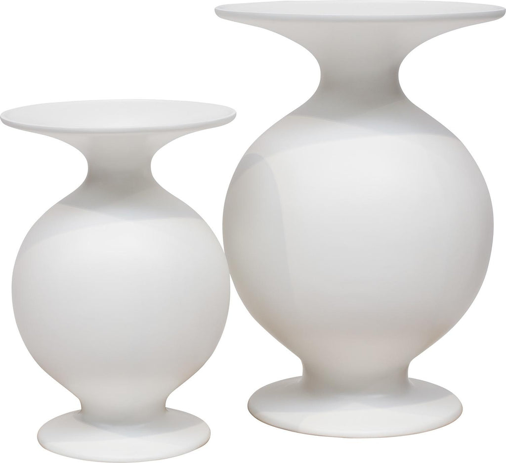 SHAPE vase, 37/53 cm, matt white