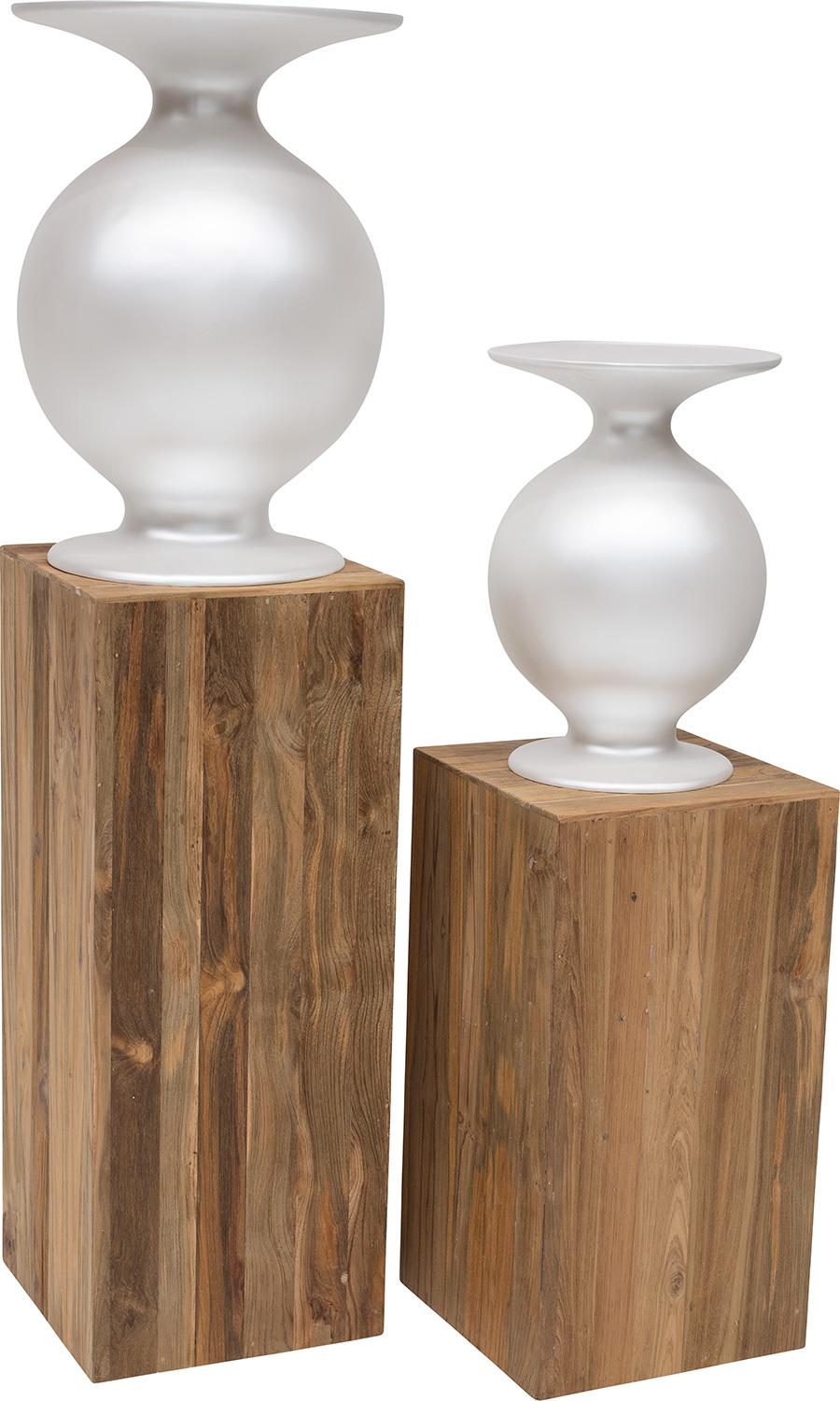 Vase SHAPE, 37/53 cm, Perlmutt