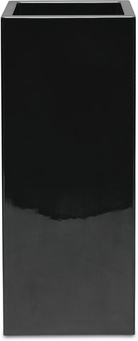 PREMIUM TOWER planteringspelare, 40x40/90 cm, svart