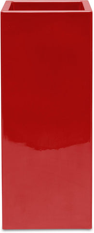 PREMIUM TOWER plantesøyle, 40x40/90 cm, rubinrød