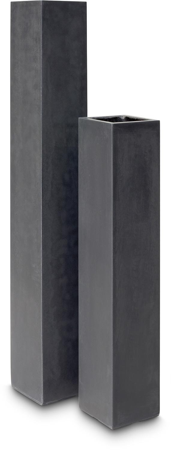 DIVISION PLUS Pflanzsäule, 23x23/114 cm, anthrazit