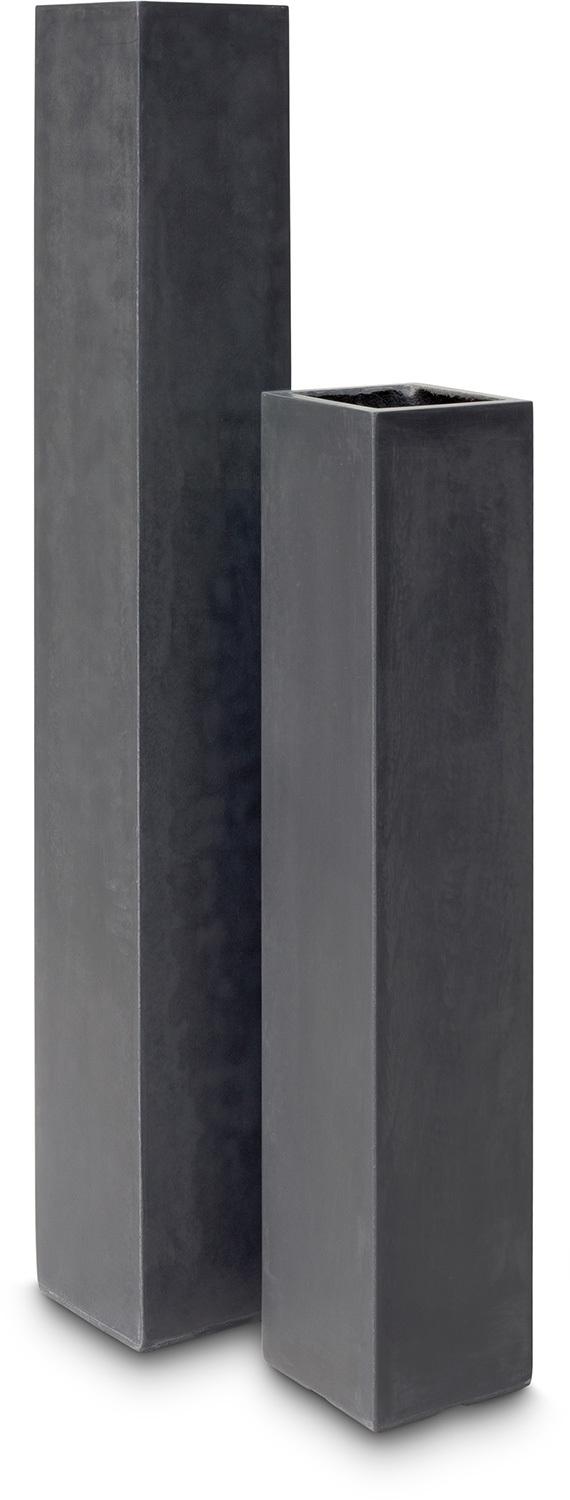 DIVISION PLUS planting column, 23x23/114 cm, anthracite