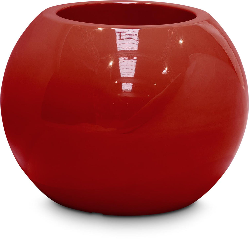 PREMIUM GLOBE planter, 60/45 cm, ruby red