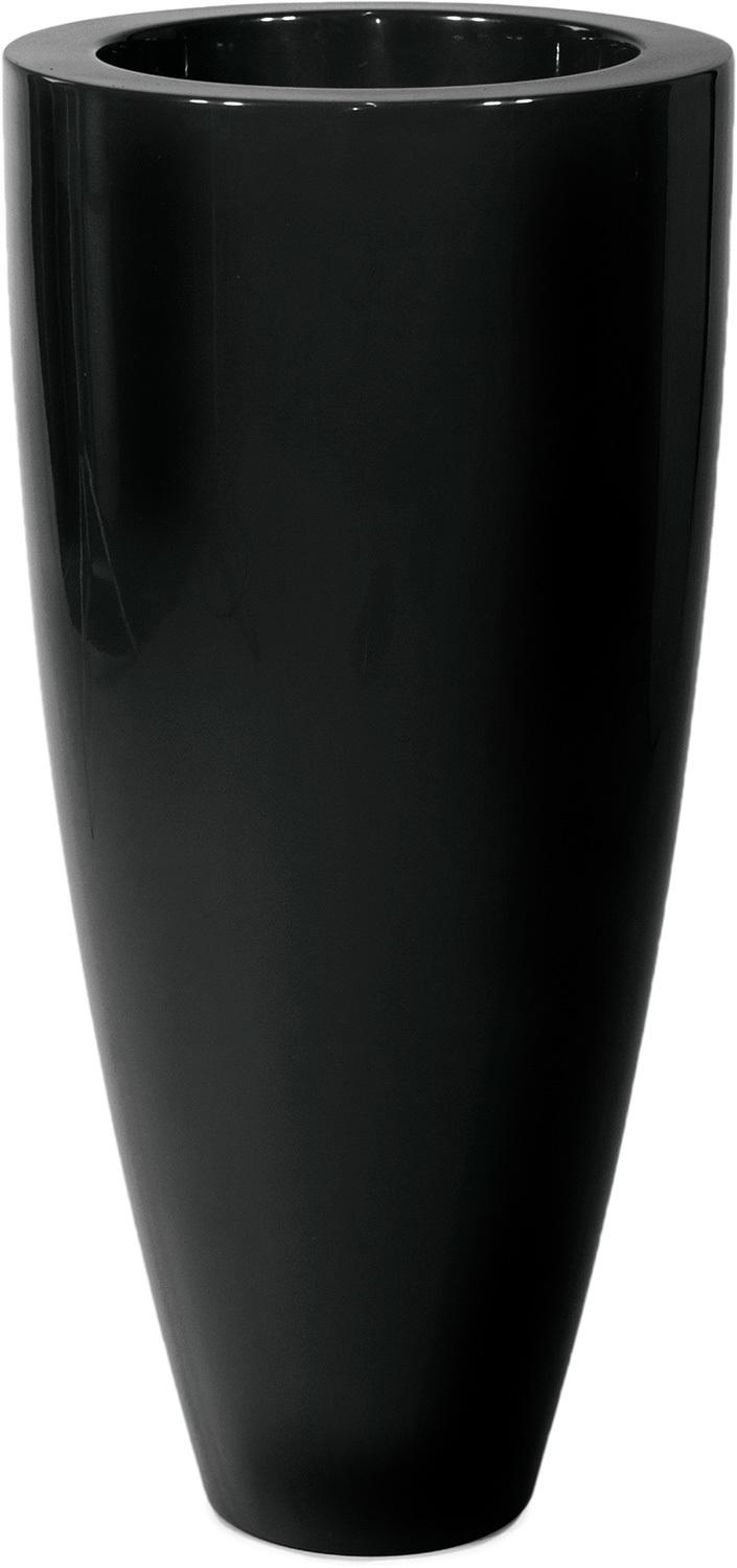 PREMIUM LUNA planter, 38/80 cm, black