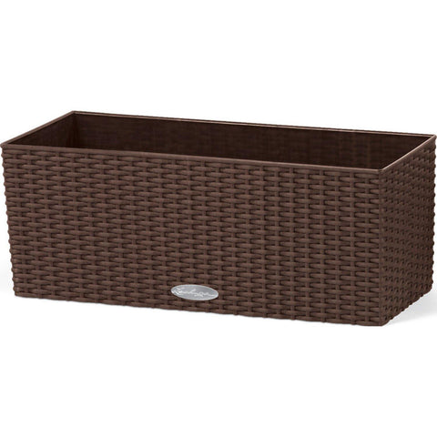 BALCONERA COTTAGE balcony flower box set, 50x19/19 cm, mocha