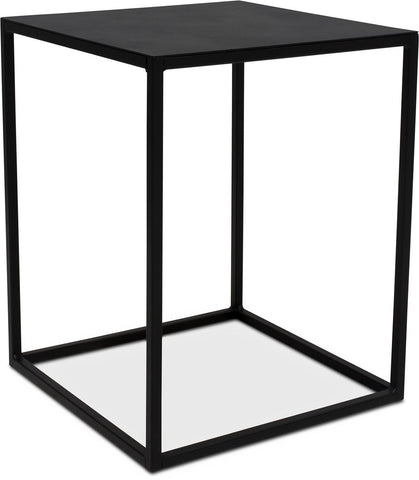 STAGE flower column metal, 40x40/50 cm, black matt