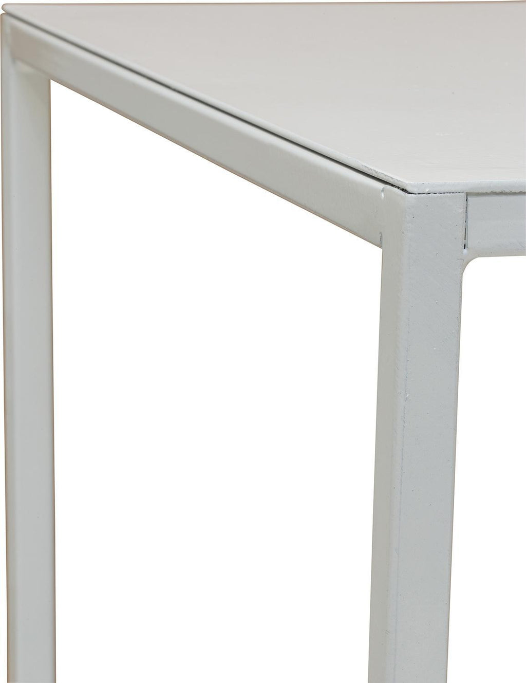 STAGE colonna fiori in metallo, 30x30/125 cm, bianco opaco