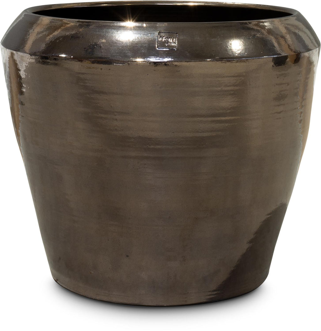 PADU planter, 55/46 cm, antique gold