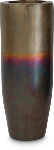 PANDORA planter, 35/90 cm, oxidized brass