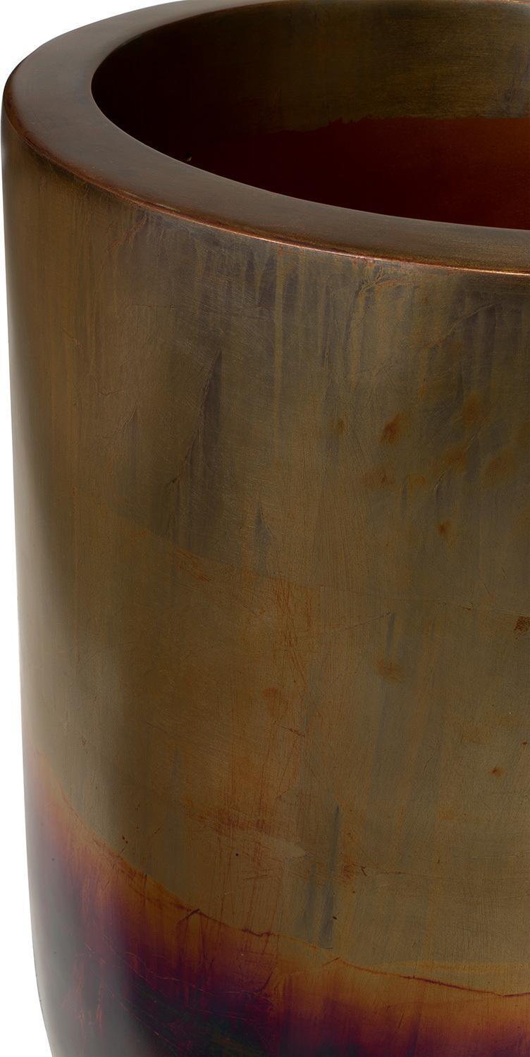 PANDORA Planter 50/90cm, oxidized brass