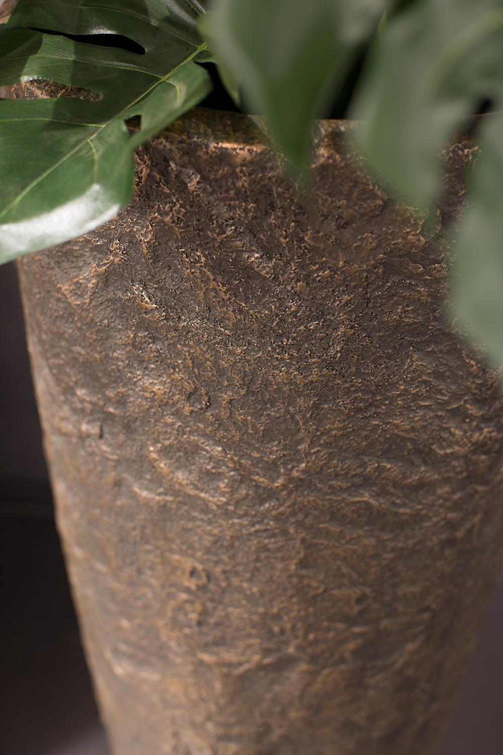 ROCKY plantekasse, 35/79 cm, bronse