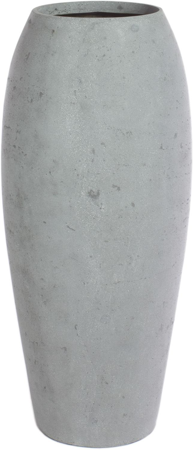 POLYSTONE ESSENCE Pflanzgefäß, 39/90 cm, grau