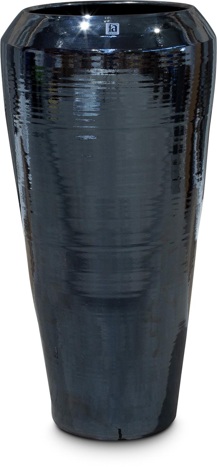 PADU planter, 43/90 cm, platinum black