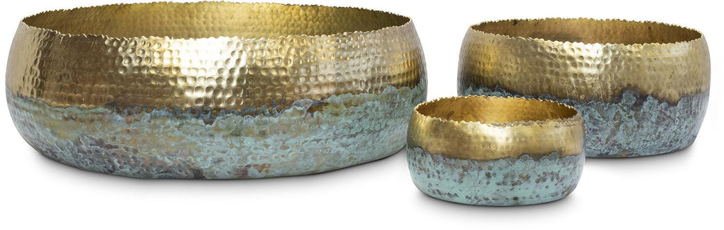 Ciotola HOOP MYSTIC, 31/13 cm, oro/patina