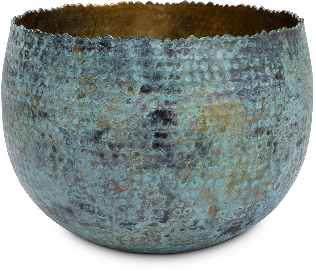 TAZA MYSTIC bowl, 28/19 cm, gold/patina